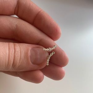 10k solid gold minimalistic earrings